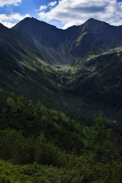 Yokuş aşağı derin vadiler