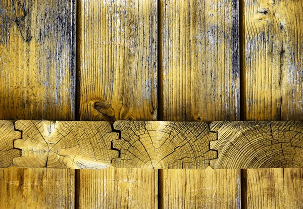 Articulação de painéis de madeira — Fotografia de Stock
