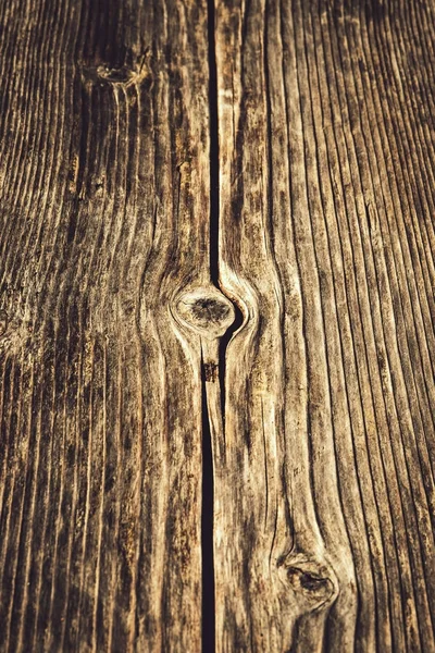 Detalle de una línea en una tabla de madera vieja — Foto de Stock