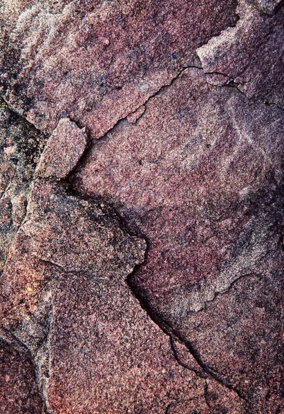 Forma abstrata na rocha vermelha — Fotografia de Stock