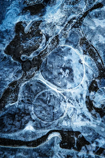 Abstraktní zamrzlé hladiny vody — Stock fotografie