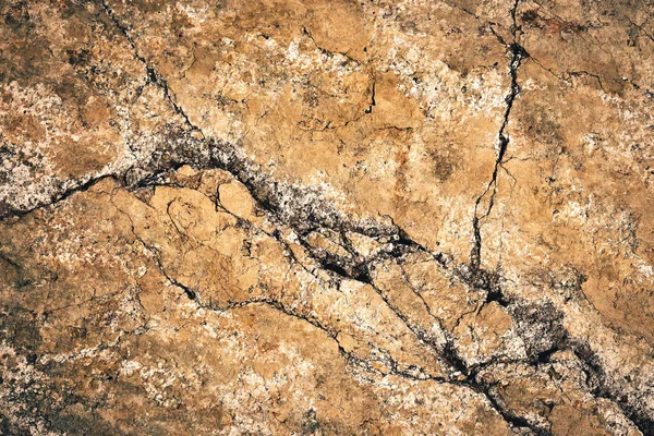 Retro kahverengi kırık duvar — Stok fotoğraf