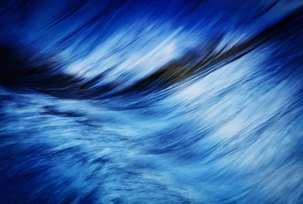 Abstract blurred blue water wave — Stock Photo, Image