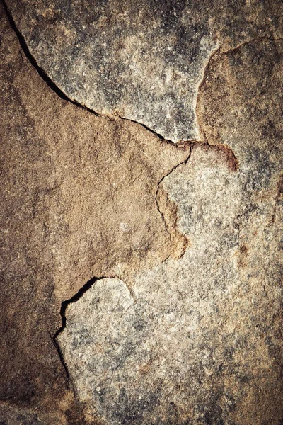 Μια μινιμαλιστική λεπτομέρεια από μια σπασμένη πέτρα — Φωτογραφία Αρχείου