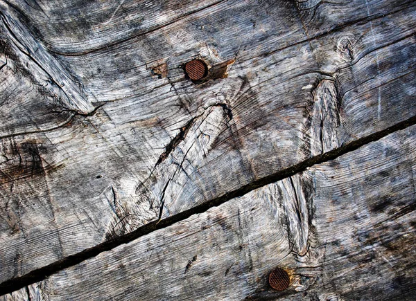 Detail op oude verweerde houten planken — Stockfoto