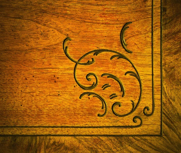 Background Ancient Ornament Old Table Top — Stock Photo, Image