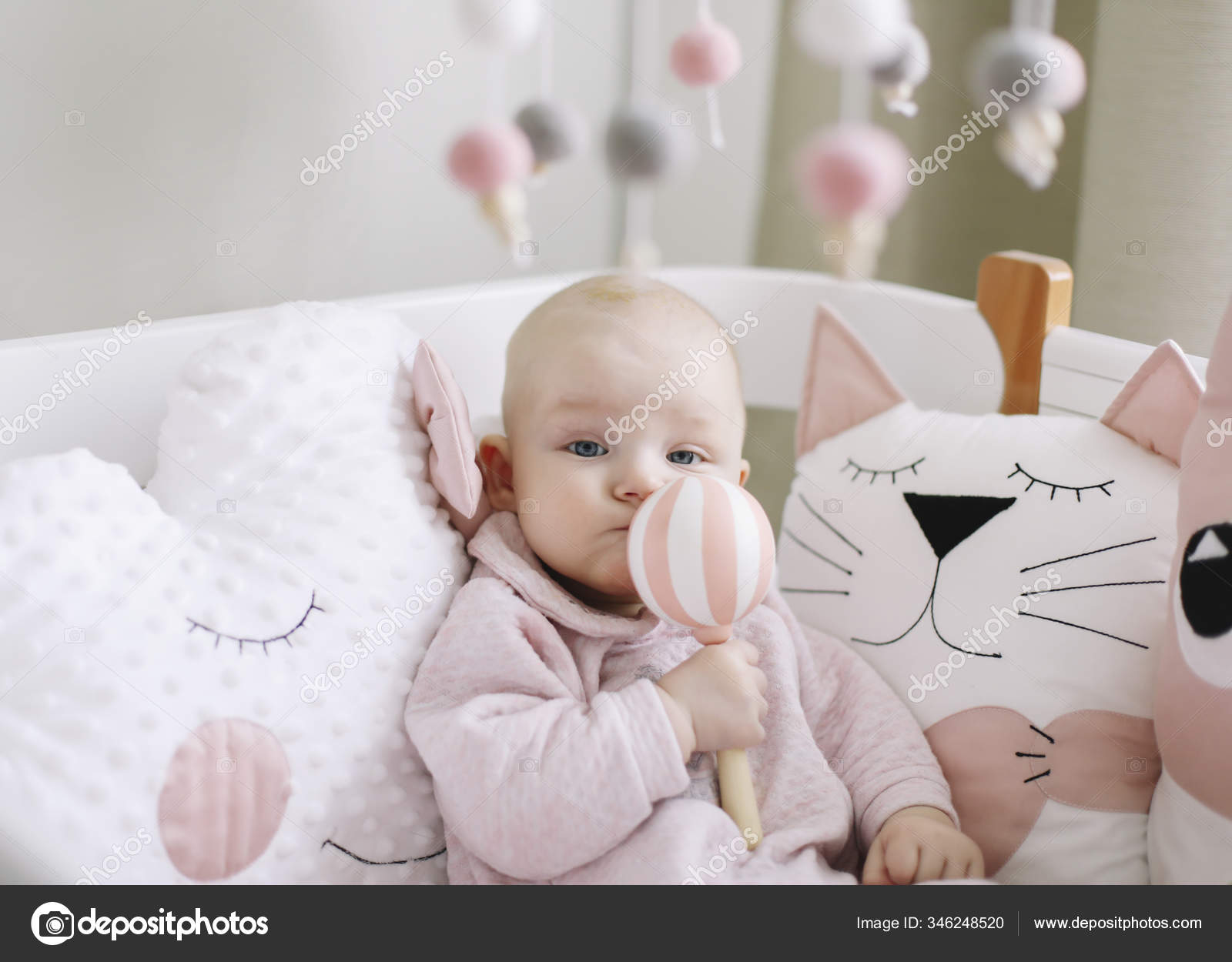 cute healthy baby girl