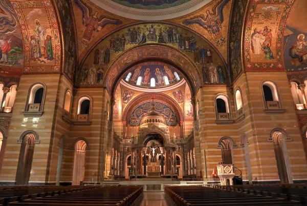 Louis Missouri Usa August 2017 Sanctuary Cathedral Basilica Saint Louis — Stock Photo, Image