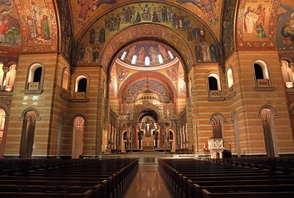 Louis Missouri Usa August 2017 Sanctuary Cathedral Basilica Saint Louis — Stock Photo, Image