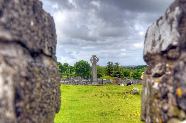 Kelta Kereszt Kilfenora Írország — Stock Fotó