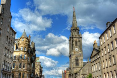Edinburgh, İskoçya 'daki Royal Mile.