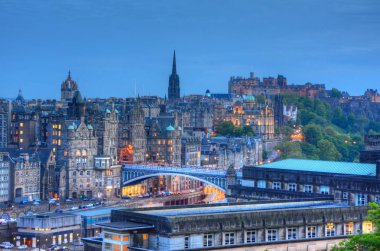 Görünümünü Edinburgh, İskoçya, İngiltere.