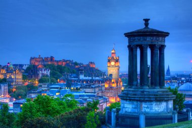Görünümünü Edinburgh, İskoçya, İngiltere.