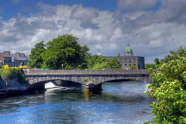 Galway Ierland Rivier Corrib — Stockfoto