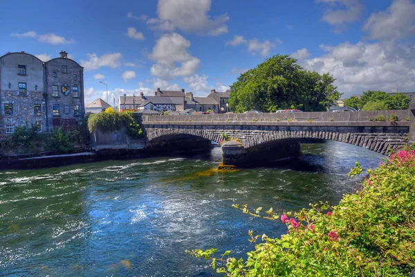 Galway Irlanda Râul Corrib — Fotografie, imagine de stoc