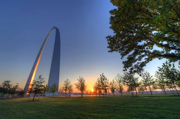 Louis Missouri Gateway Arch — Stok fotoğraf