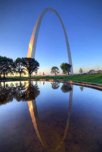 Gateway Arch in St. Louis, Missouri.