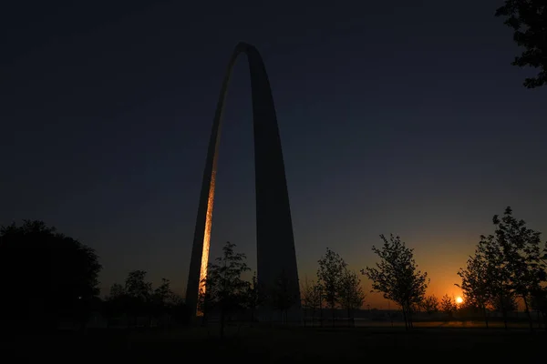 Gateway Arch Louis Missouri — Stockfoto