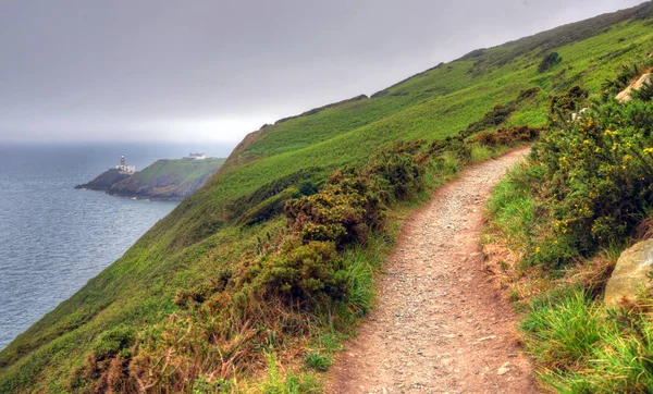 Acantilado Howth Paseo Fuera Dublín Irlanda — Foto de Stock