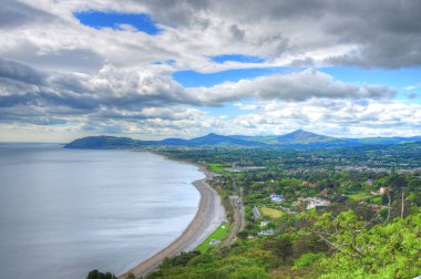 Amadora Hill Dublin, İrlanda görünümünden. 