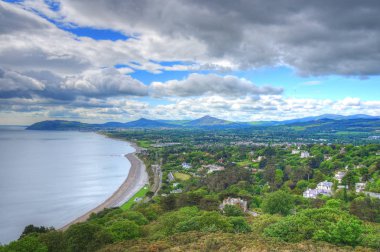 Amadora Hill Dublin, İrlanda görünümünden. 