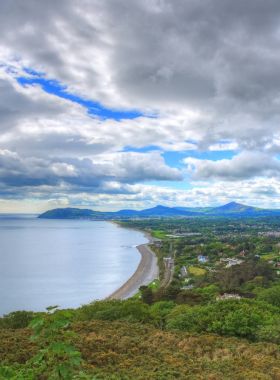 Amadora Hill Dublin, İrlanda görünümünden. 