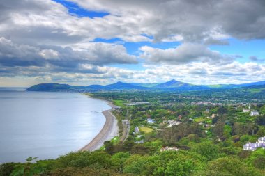 Amadora Hill Dublin, İrlanda görünümünden. 