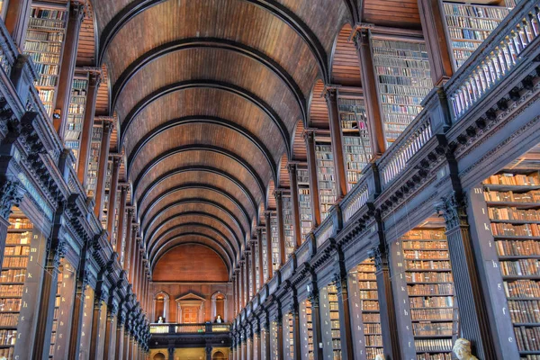 Dublín Irlanda Mayo 2017 Long Room Old Library Trinity College — Foto de Stock