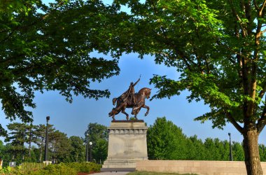 Fransa Kralı Ix. Louis'in St. Louis heykelinin apotheosis'i, St. Louis'in adaşı, Missouri Forest Park, St. Louis, Missouri.
