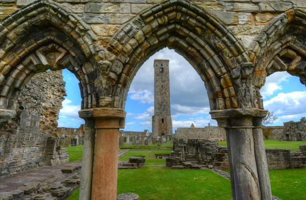 Ruins Andrews Cathedral Andrews Scotland — Stock Photo, Image