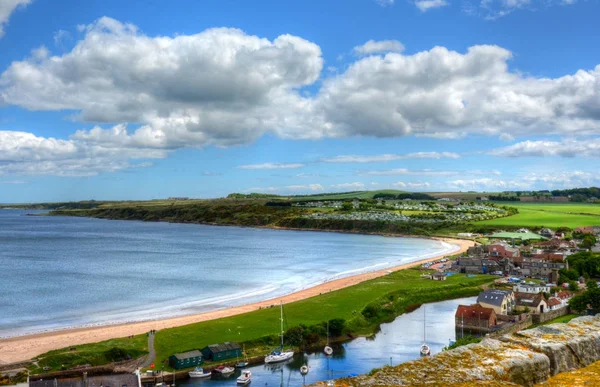 Letecký Pohled Andrews Scotland — Stock fotografie