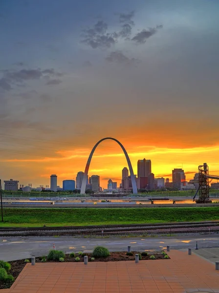 Gateway Arch Louis Missouri — Stock fotografie