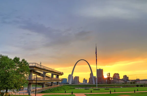 Gateway Arch Louis Missouri — Stock fotografie