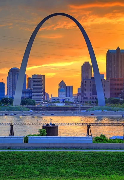 Gateway Arch Louis Missouri — Stock fotografie