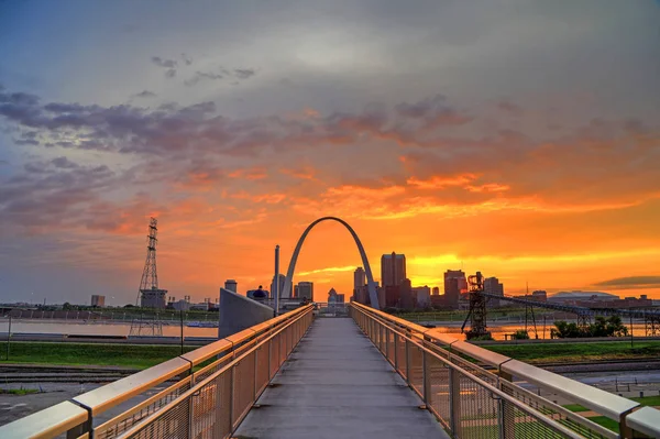 Gateway Arch Louis Missouri — Stock fotografie