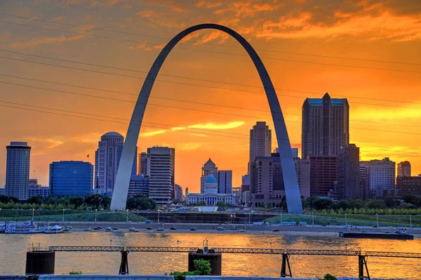 Gateway Arch Louis Missouri — Stock fotografie