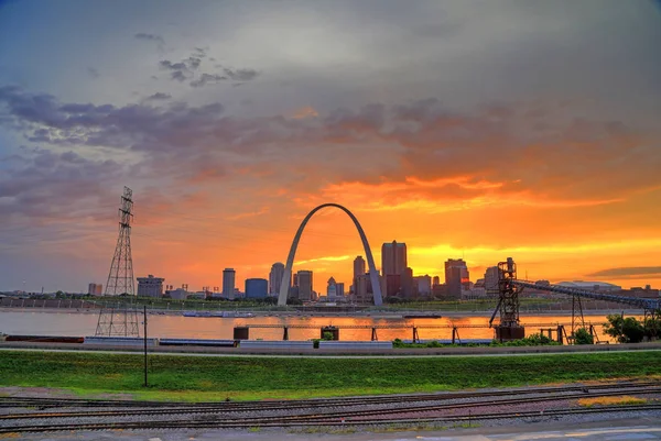 Arco Entrada Louis Missouri — Fotografia de Stock