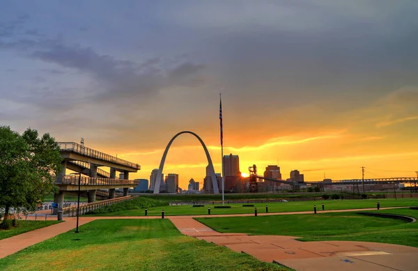 Gateway Arch Louis Missouri — Stock fotografie