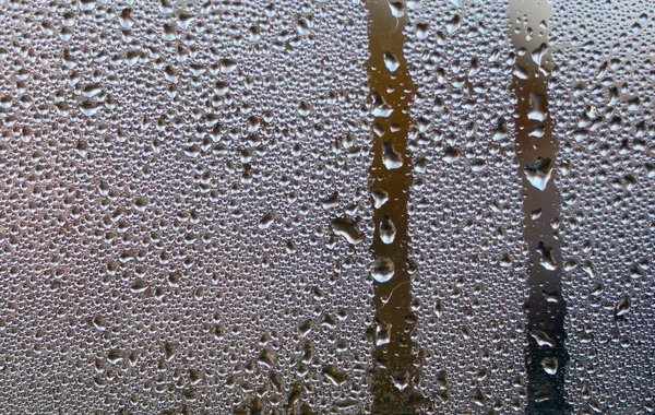 雨在窗口 — 图库照片