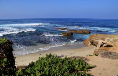 California, San Diego dışında La Jolla Sahili.