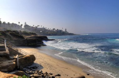 California, San Diego dışında La Jolla Sahili.