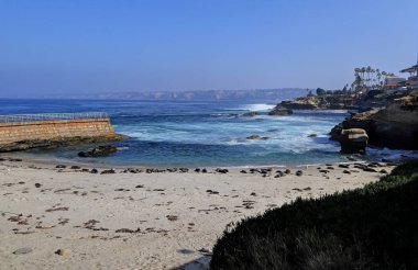 California, San Diego dışında La Jolla Sahili.