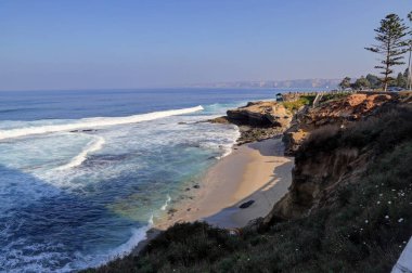 California, San Diego dışında La Jolla Sahili.