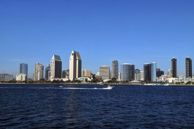 San Diego Körfezi'San Diego, California manzarası.