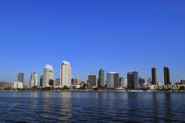 San Diego Körfezi'San Diego, California manzarası.