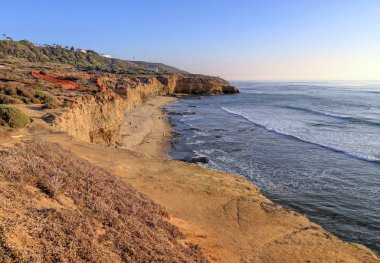 San Diego dışında Güney Kaliforniya sahil peyzaj.