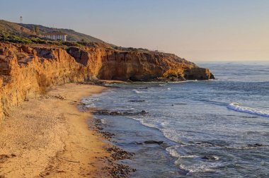 San Diego dışında Güney Kaliforniya sahil peyzaj.