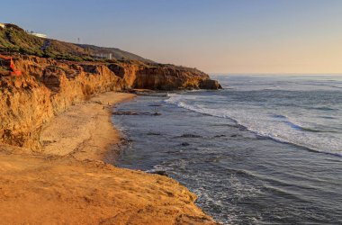 San Diego dışında Güney Kaliforniya sahil peyzaj.