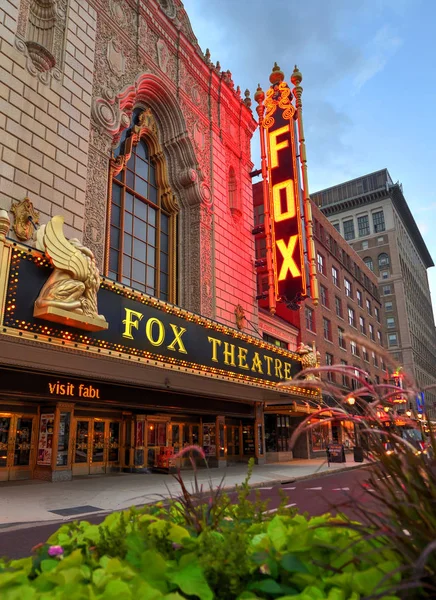 Louis Missouri Abd Ağustos 2014 Muhteşem Fox Tiyatro Midtown Louis — Stok fotoğraf