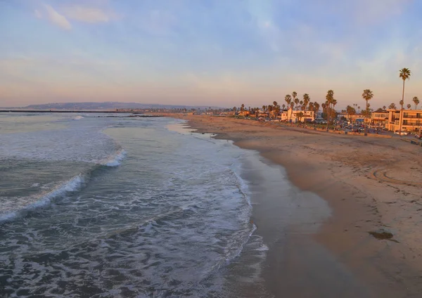 Ocean Beach Las Afueras San Diego California Atardecer — Foto de Stock